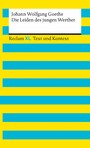 Die Leiden des jungen Werther. Textausgabe mit Kommentar und Materialien - [Reclam XL - Text und Kontext] - Goethe, Johann Wolfgang - 16122