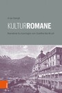 Kulturromane - Narrative Kulturologie von Goethe bis Musil