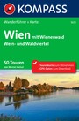 Kompass Wanderführer Wien mit Wienerwald, Wein- und Waldviertel - 50 Touren