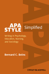 APA Style Simplified - Writing in Psychology, Education, Nursing, and Sociology