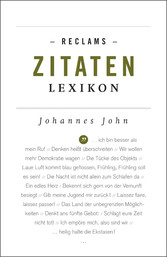 Reclams Zitaten-Lexikon - Reclams Universal-Bibliothek