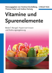 Vitamine und Spurenelemente - Bedarf, Mangel, Hypervitaminosen und Nahrungsergänzung