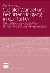 Sozialer Wandel und Geburtenrückgang in der Türkei - Der 'Wert von Kindern' als Bindeglied auf der Akteursebene