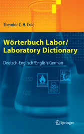 Wörterbuch Labor / Laboratory Dictionary - Deutsch/Englisch - English/German