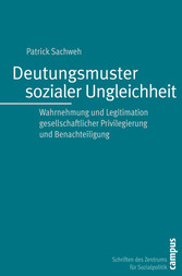 Deutungsmuster sozialer Ungleichheit - Wahrnehmung und Legitimation gesellschaftlicher Privilegierung und Benachteiligung