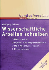 Wissenschaftliche Arbeiten schreiben