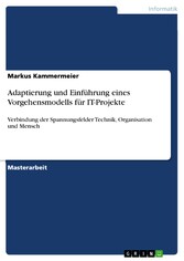 Adaptierung und Einführung eines Vorgehensmodells für IT-Projekte - Verbindung der Spannungsfelder Technik, Organisation und Mensch