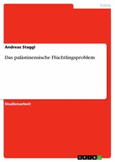 Das palästinensische Flüchtlingsproblem Das palästinensische Flüchtlingsproblem