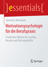 Motivationspsychologie für die Berufspraxis - Praktisches Wissen für Coaches, Berater und Führungskräfte