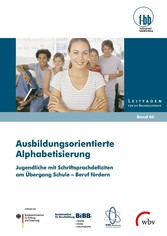 Ausbildungsorientierte Alphabetisierung - Jugendliche mit Schriftsprachdefiziten am Übergang Schule - Beruf fördern