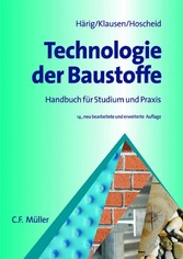 Technologie der Baustoffe Technologie der Baustoffe