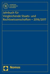 Jahrbuch für Vergleichende Staats- und Rechtswissenschaften - 2016/2017