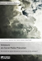 Shitstorm als Social Media-Phänomen. Wie entsteht der digitale Wutausbruch und wie kann ich ihn verhindern?