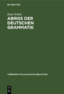 Abriss der deutschen Grammatik